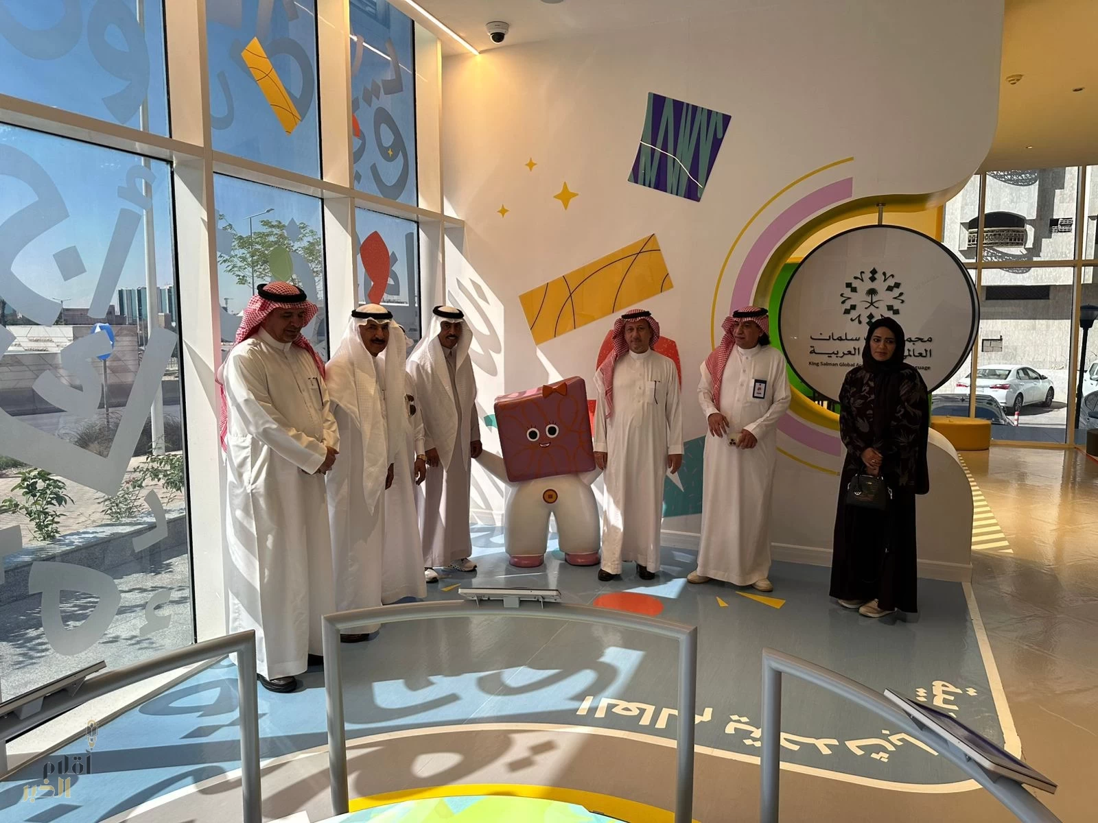 إعلاميون في ضيافة مجمع الملك سلمان العالمي للغة العربية 