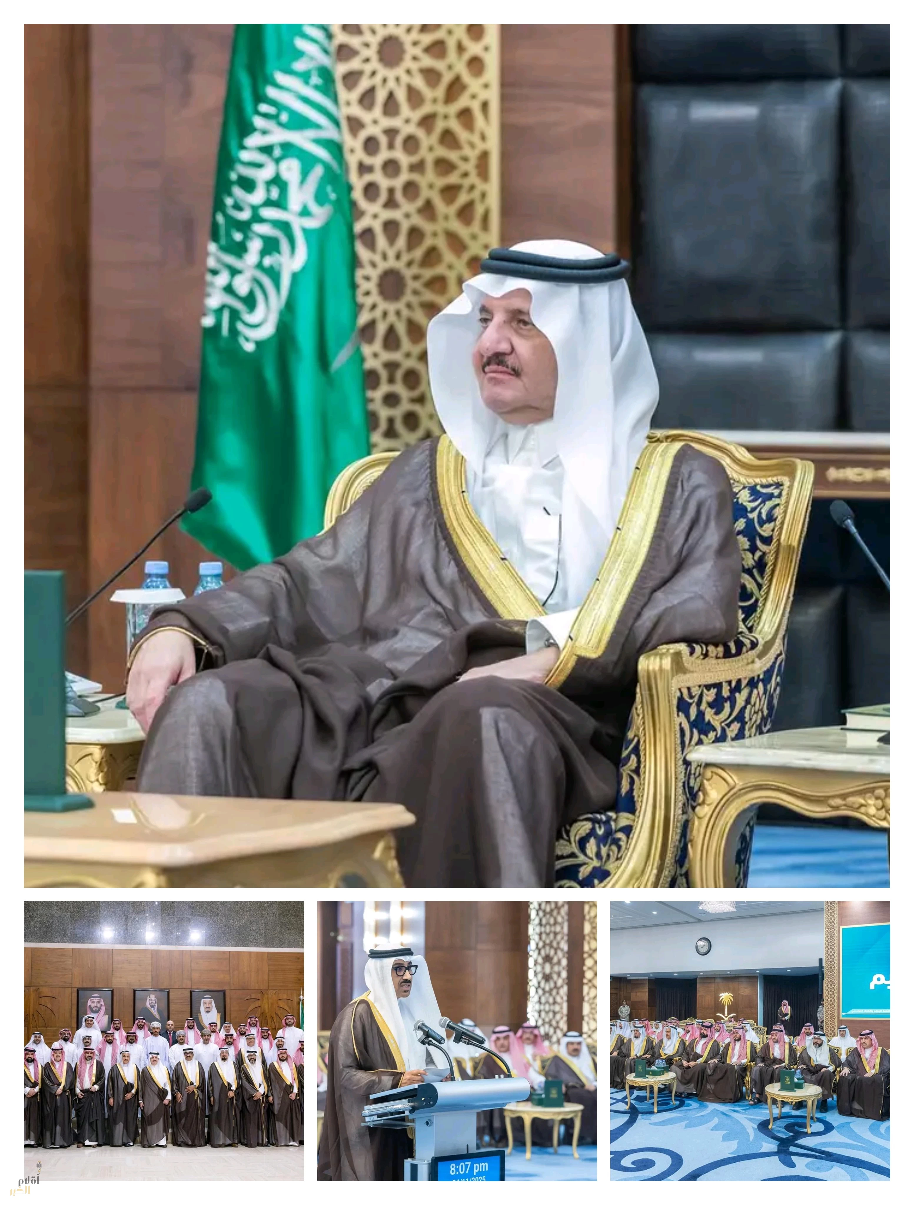 أمير المنطقة الشرقية يستقبل منسوبي هيئة الربط الكهربائي الخليجي ويؤكد حرص القيادة على دعم استدامة قطاع الطاقة