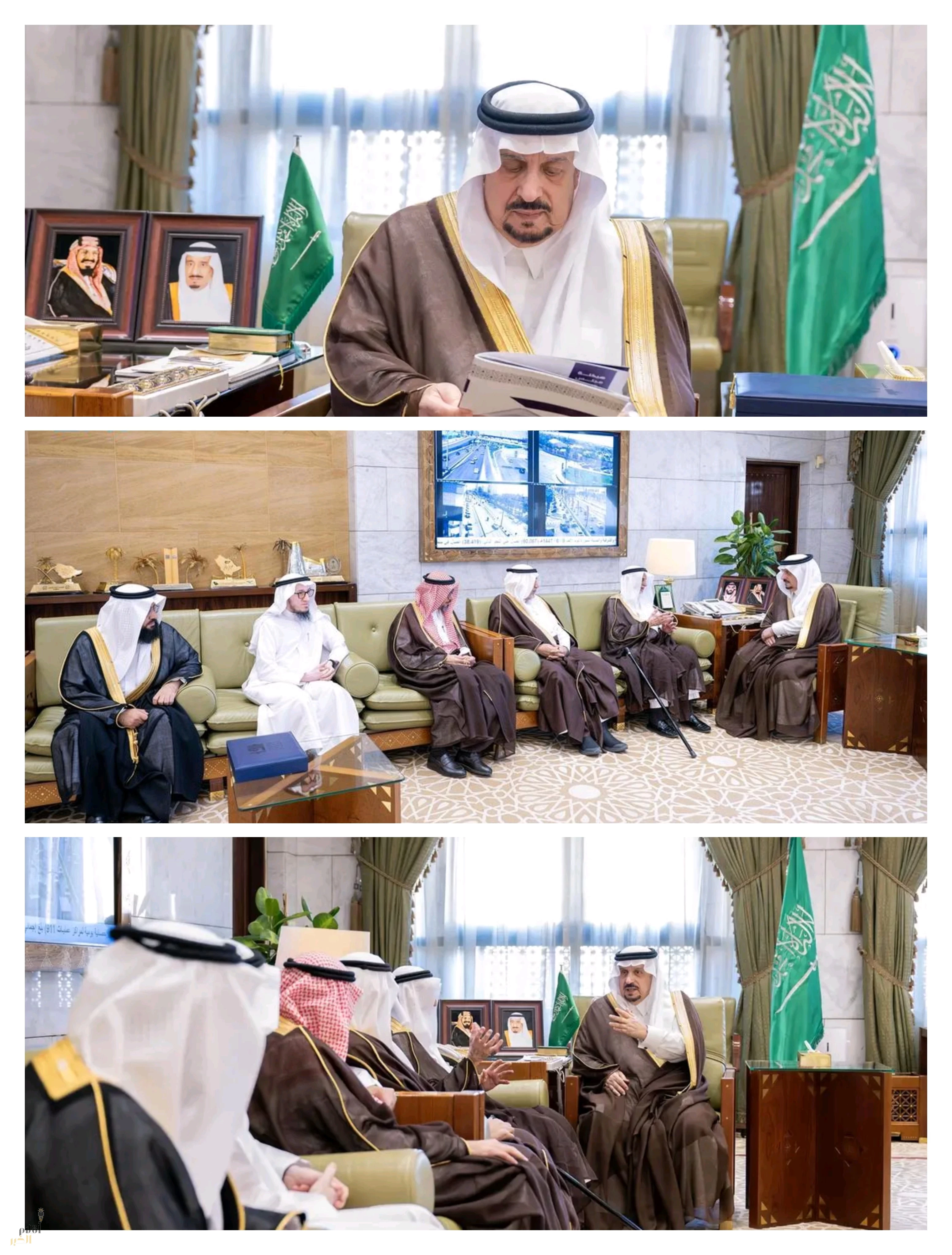 أمير منطقة الرياض يستقبل رئيس مجلس إدارة جمعية البرهان لخدمة السنة والقرآن