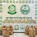دوريات الأفواج الأمنية بمنطقة جازان تُحبط تهريب 131كلجم من القات المخدر