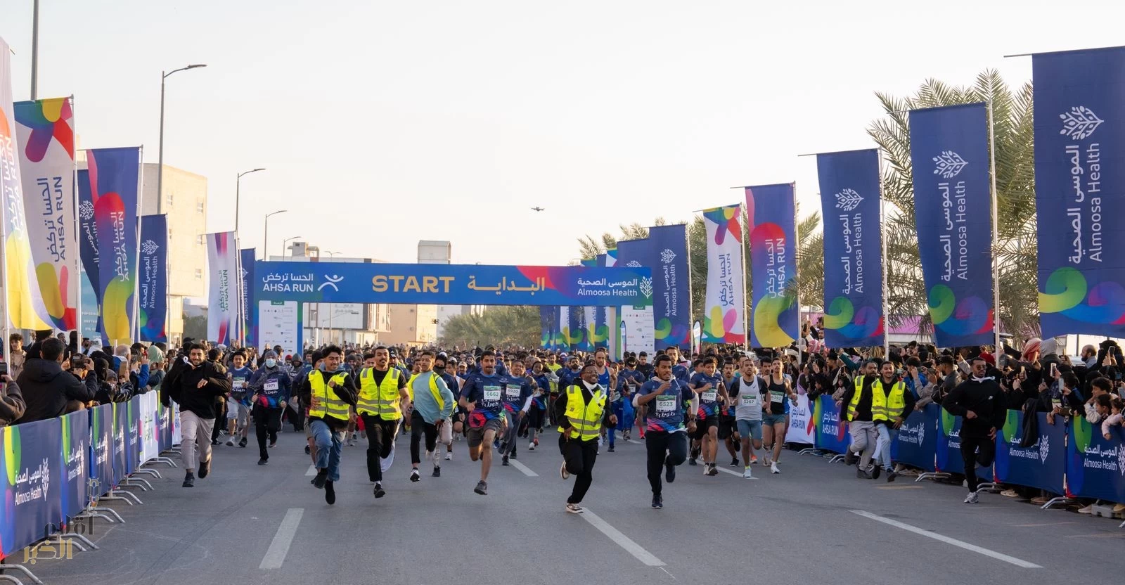 محافظ الأحساء يتقدّم المتسابقين في ماراثون الحسا تركض 2026