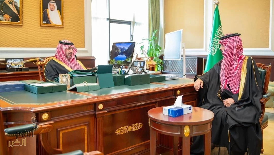 نائب أمير تبوك يستقبل مدير التدريب التقني والمهني بالمنطقة