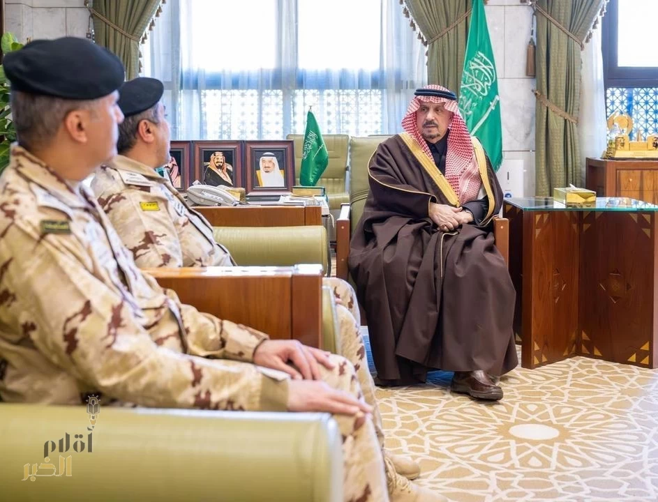 أمير منطقة الرياض يستقبل قائد قوات الطوارئ الخاصة المعين حديثًا بالمنطقة