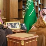 أمير منطقة جازان يستقبل المدير التنفيذي للمشاريع الخاصة بهيئة تطوير الدرعية