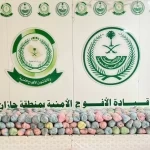 دوريات الأفواج الأمنية بمنطقة جازان تُحبط تهريب 599 كلجم من القات المخدر