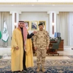 أمير الجوف يستقبل قائد قوة الطوارئ الخاصة بالمنطقة