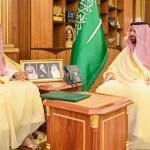 أمير جازان يستقبل مدير فرع وزارة الشؤون الإسلامية بالمنطقة