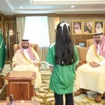 أمير جازان يستقبل مدير فرع وزارة الرياضة وعددًا من الرياضيين بالمنطقة