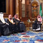 سمو ولي العهد يستقبل مساء أمس وفد تكريم خادم الحرمين الشريفين نظير دعمه ورعايته لجمعيات تحفيظ القرآن الكريم في المملكة