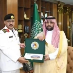 أمير جازان يستقبل قائد حرس الحدود بالمنطقة
