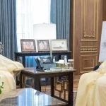 أمير الحدود الشمالية يستقبل ممثل المركز الوطني لتنمية الغطاء النباتي ومكافحة التصحر بالمنطقة
