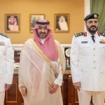 نائب أمير تبوك يستقبل قائد حرس الحدود بالمنطقة