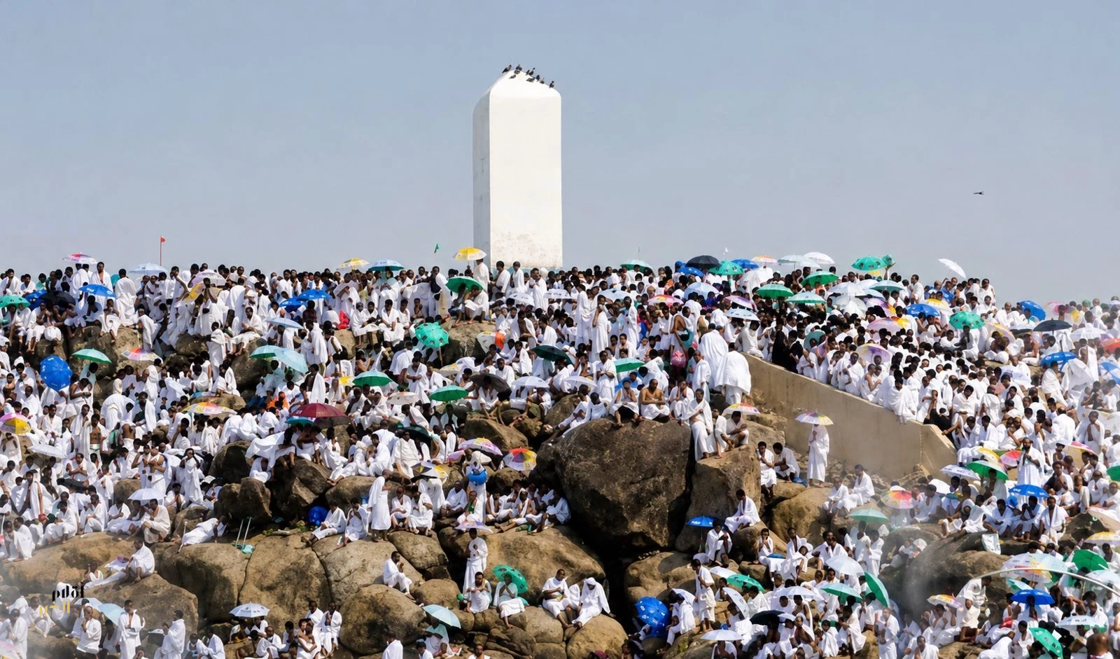 جبل الرحمة.. معلم إسلامي يجسّد روحانية يوم عرفة