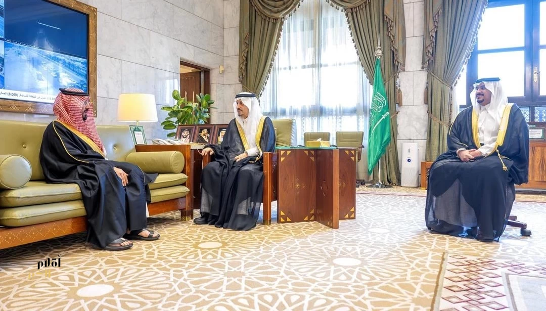 أمير منطقة الرياض ونائبه يستقبلان محافظ الخرج