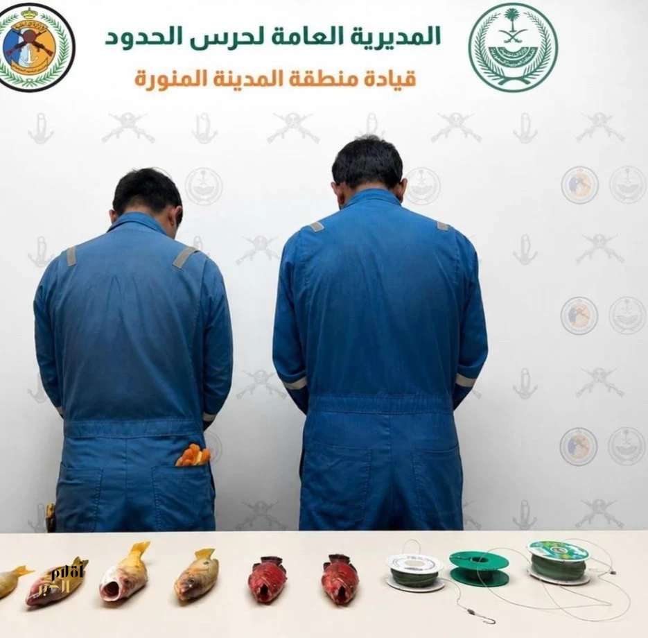 حرس الحدود بالمدينة المنورة يضبط مخالفين للأنظمة البحرية
