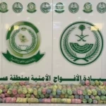 دوريات الأفواج الأمنية بمنطقة عسير تقبض على شخص لترويجه 58 كلجم من القات المخدر