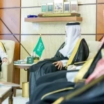 الأمير سعود بن نايف يستقبل المدير العام لفرع وزارة النقل والخدمات اللوجستية بالشرقية