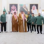 أمير الباحة يستقبل أبطال الكرة الطائرة الشاطئية لذوي الإعاقة ويشيد بإنجازهم الوطني