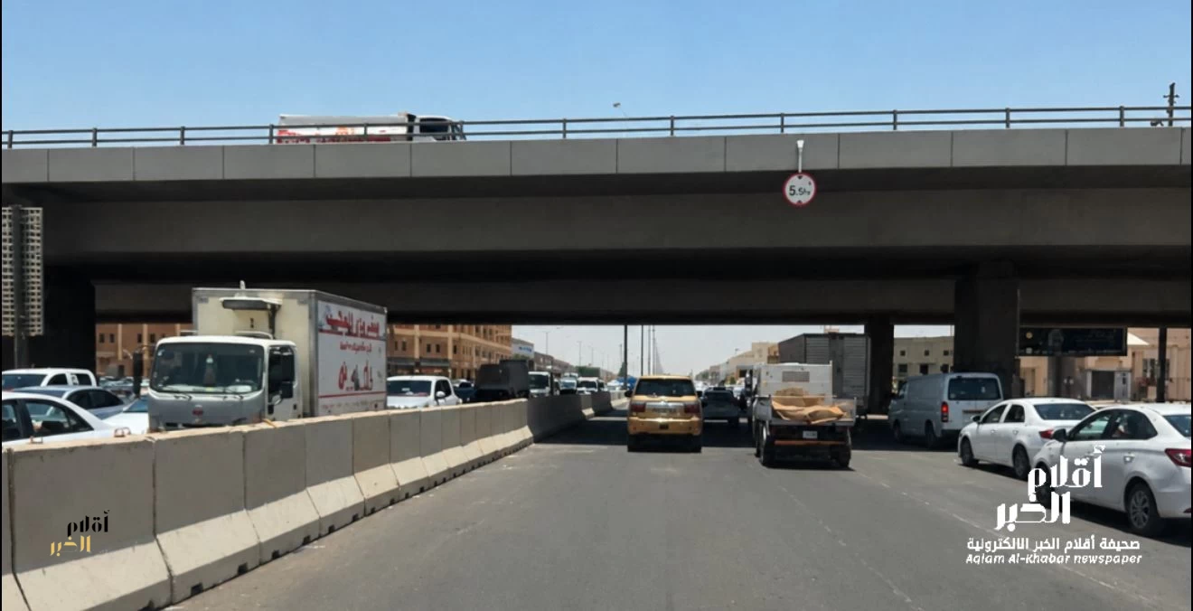 تنظيم مروري جديد عند تقاطع حراج بن قاسم مع الدائري الجنوبي بالرياض