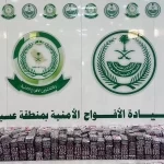 دوريات الأفواج الأمنية بمنطقة عسير تحبط تهريب 171,446 قرص خاضع لتنظيم التداول الطبي