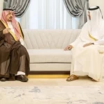 سمو أمير منطقة الرياض يزور سفارة قطر بالمملكة ويعزي في وفاة سمو الشيخ حمد بن خليفة آل ثاني -رحمه الله