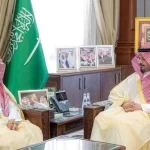 أمير منطقة المدينة المنورة يستقبل مساعد الرئيس العام للشؤون الدينية بالمسجد النبوي