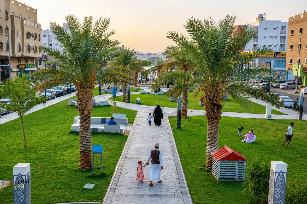 أمانة مكة تعزز البيئة الحضرية بتطوير الحدائق والمساحات الخضراء 