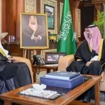 نائب أمير جازان يستقبل مدير فرع الرئاسة العامة لهيئة الأمر بالمعروف بالمنطقة
