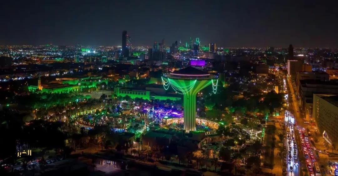 في اليوم الوطني السعودي.. الوهج الأخضر يعيد تشكيل أفق الرياض