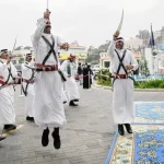 العرضة الشعبية بالباحة.. موروث ثقافي يعكس أصالة الاحتفاء باليوم الوطني السعودي