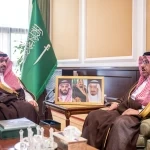 نائب أمير تبوك يستقبل مدير فرع صندوق التنمية الزراعية بالمنطقة