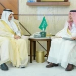 أمير المنطقة الشرقية يستقبل رئيس جامعة الأمير محمد بن فهد