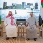 سمو وزير الدفاع يلتقي سمو نائب رئيس دولة الإمارات العربية المتحدة
