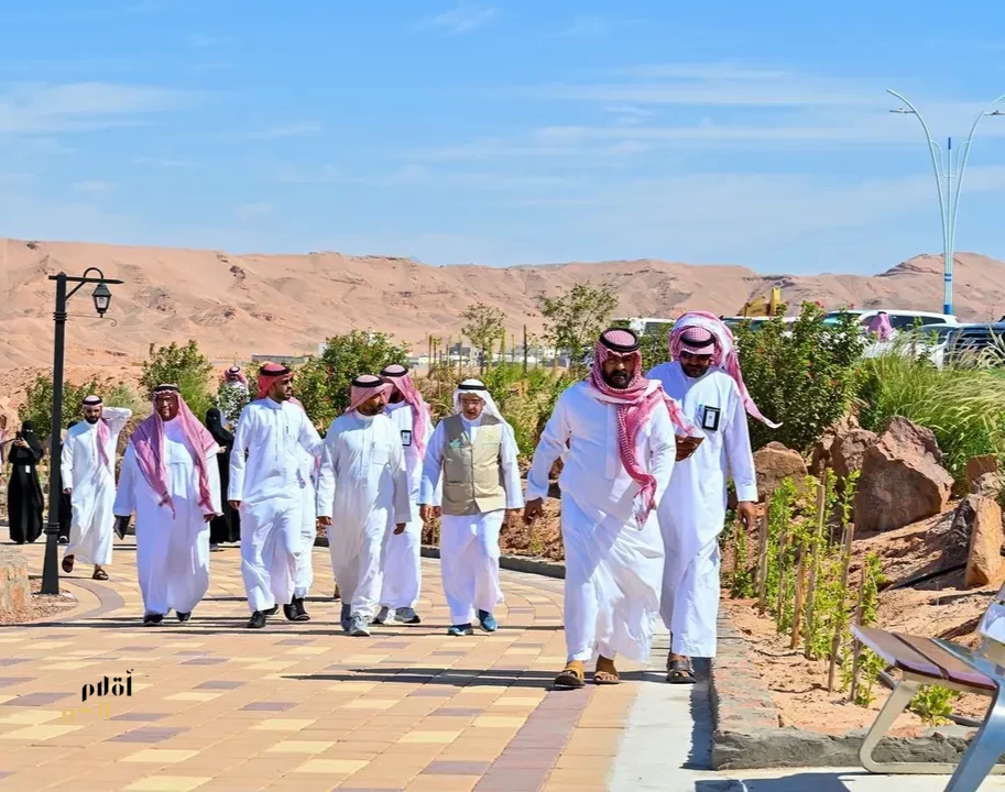 أمين منطقة تبوك يدشّن الممشى السياحي بمحافظة حقل