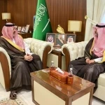 أمير حائل يستقبل المدير العام لفرع وزارة الصحة بالمنطقة