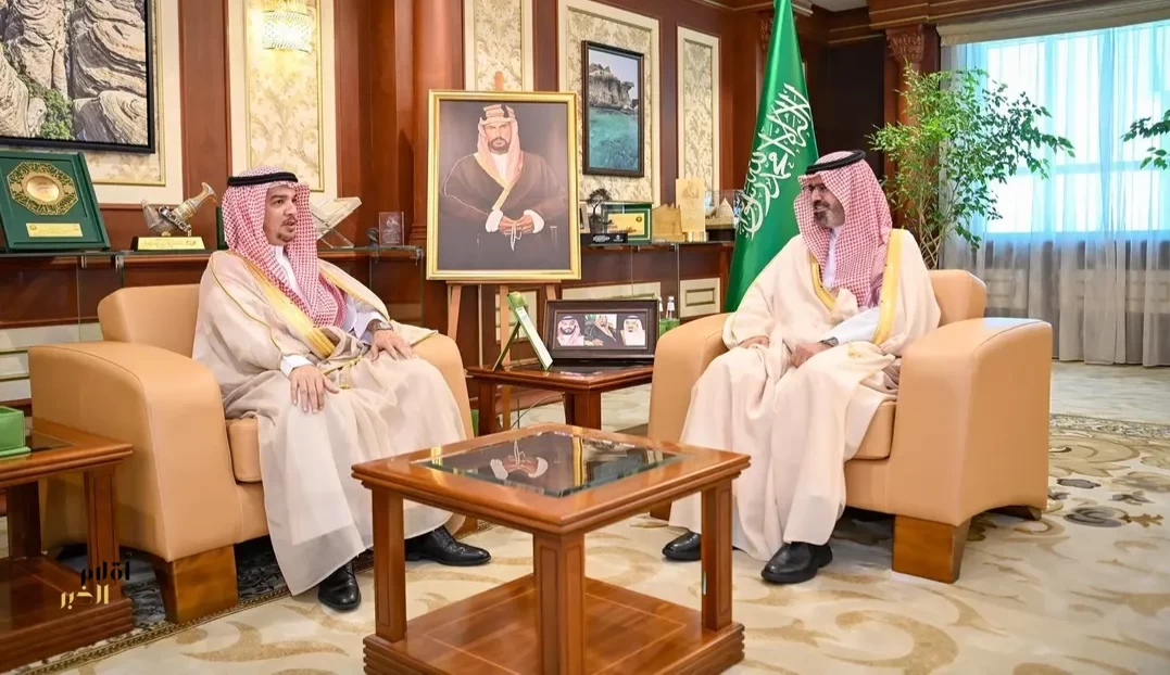 نائب أمير منطقة جازان يستقبل الرئيس المكلف لمدينة جازان للصناعات الأساسية والتحويلية