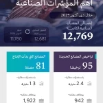 وزارة الصناعة والثروة المعدنية تصدر 95 ترخيصًا صناعيًّا جديدًا وتعلن بدء الإنتاج في 81 مصنعًا خلال أكتوبر 2025