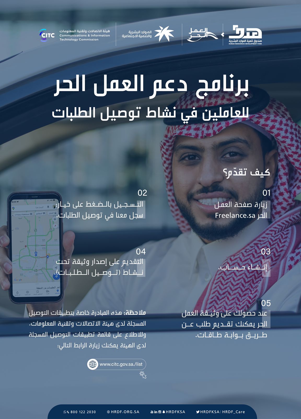 4 جهات تعلن رسمياً إطلاق برنامج دعم نشاط توصيل الطلبات بعد انتهاء الفترة التجريبية والتأكد من الجاهزية