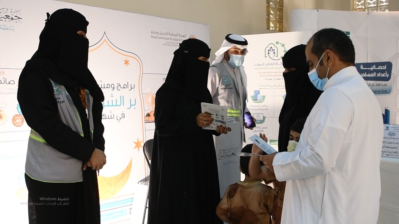 17000 زائر لبرامج جمعية البر بالشرقية في الجبيل