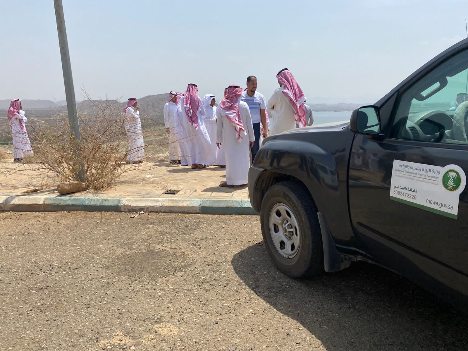 *فرع البيئة بجازان ينظم برنامج استخدام طمي السدود في خصوبة الارض الزراعية