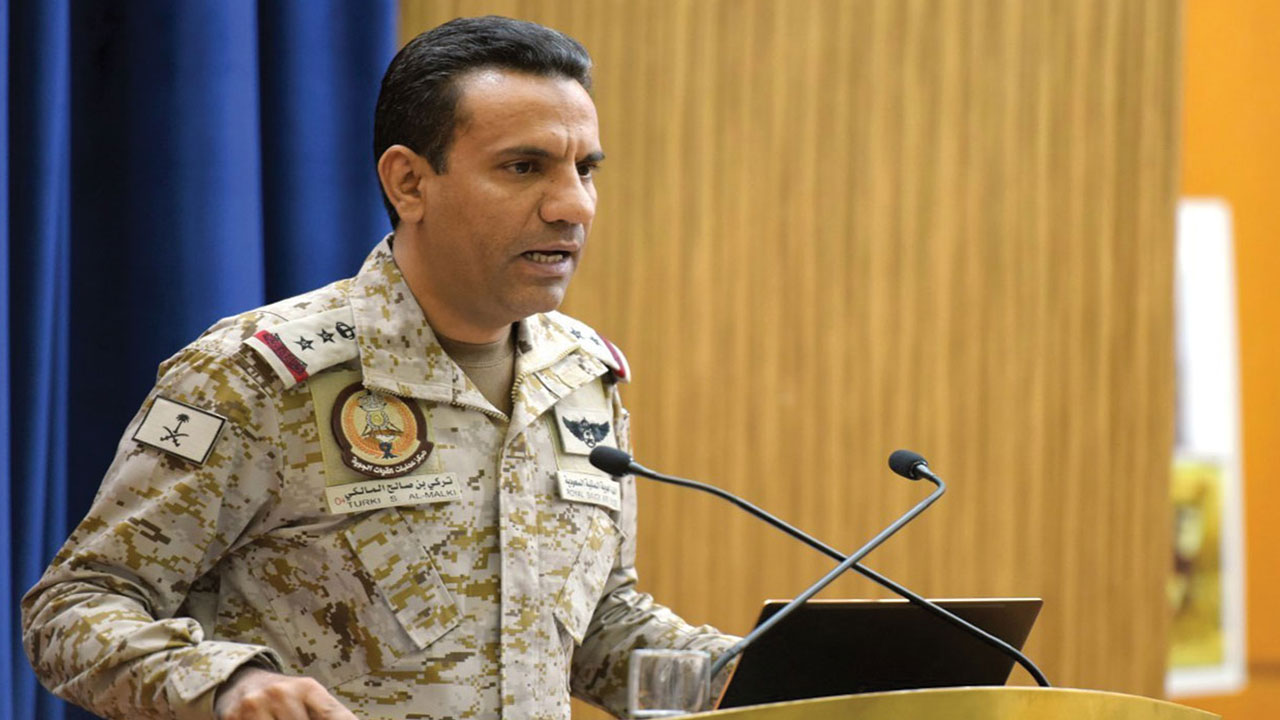 دفاعات التحالف تدمر طائرة حوثية مفخخة