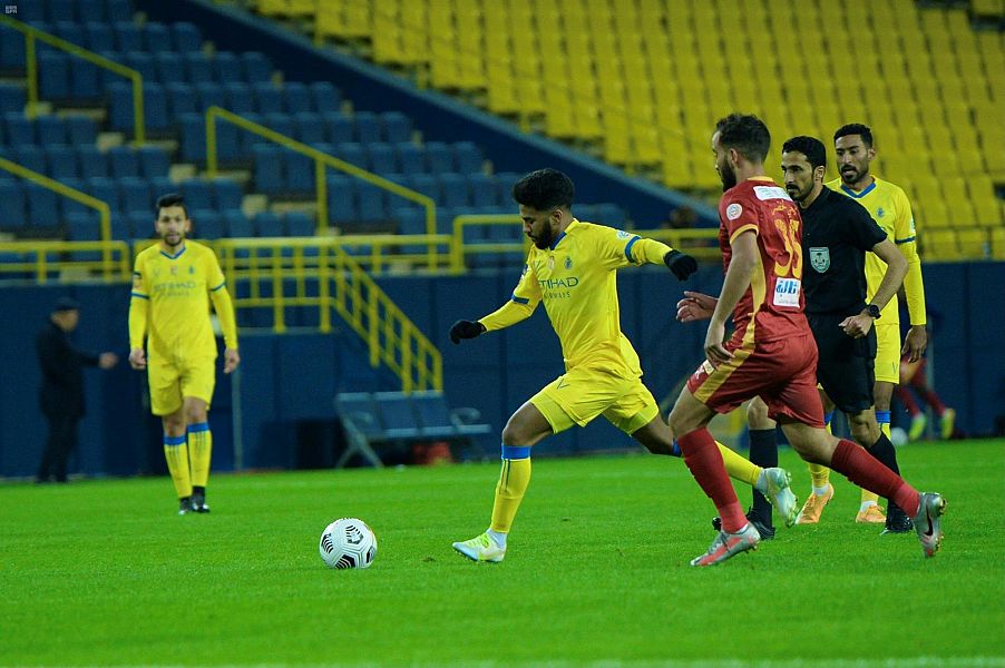 النصر وضمك يتعادلان بهدفين لكل منهما في الجولة العاشرة من دوري كأس الأمير محمد بن سلمان للمحترفين