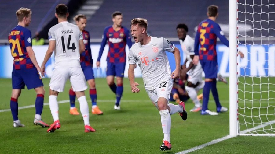 البايرن يٌهين برشلونة بثمانية ويتأهل إلى نصف نهائي دوري الأبطال