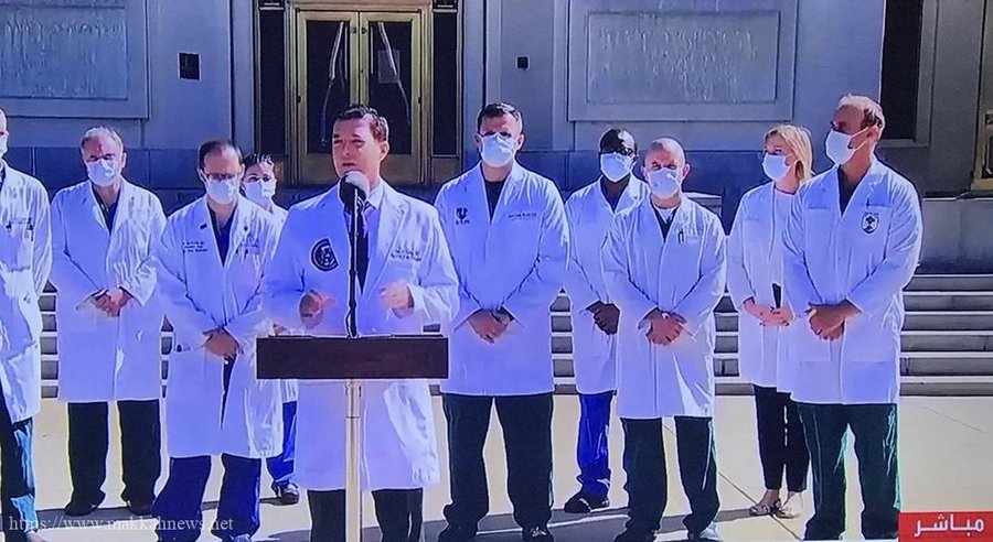 #عاجل – طبيب ترامب يكشف عن الوضع الصحي للرئيس الأمريكي