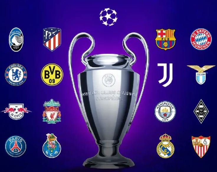 مواعيد مباريات دور الـ 16 من دورى أبطال أوروبا