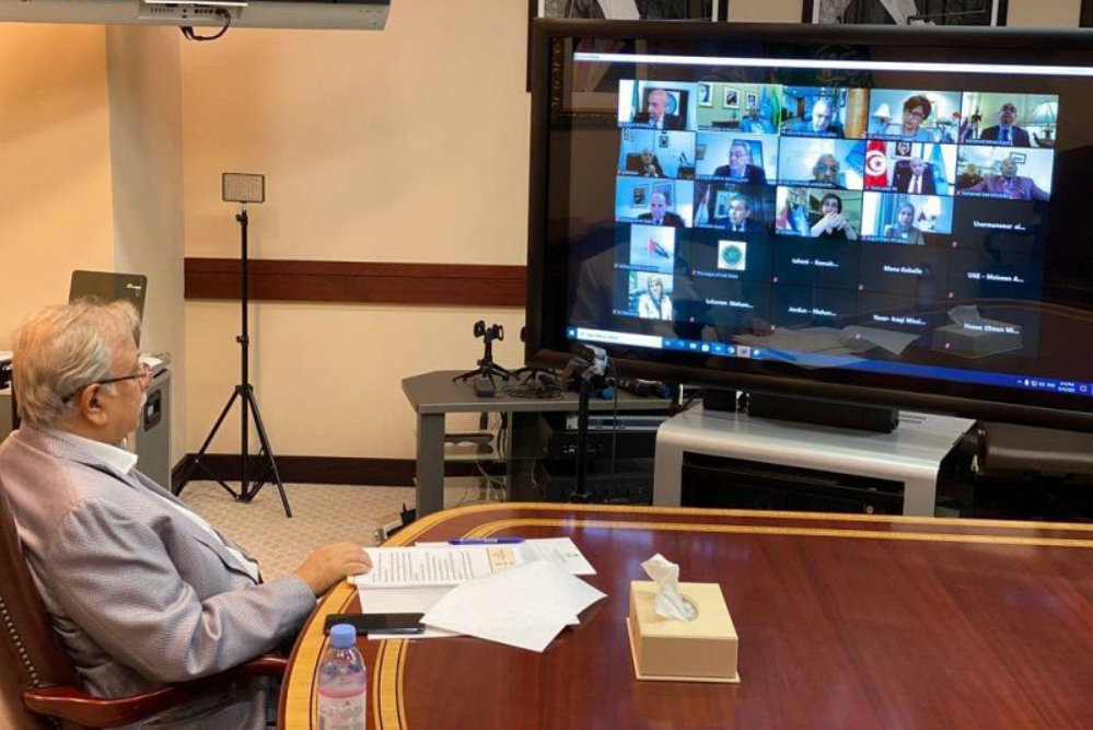 السفير المعلمي يشارك في إجتماع المجموعة العربية في نيويورك