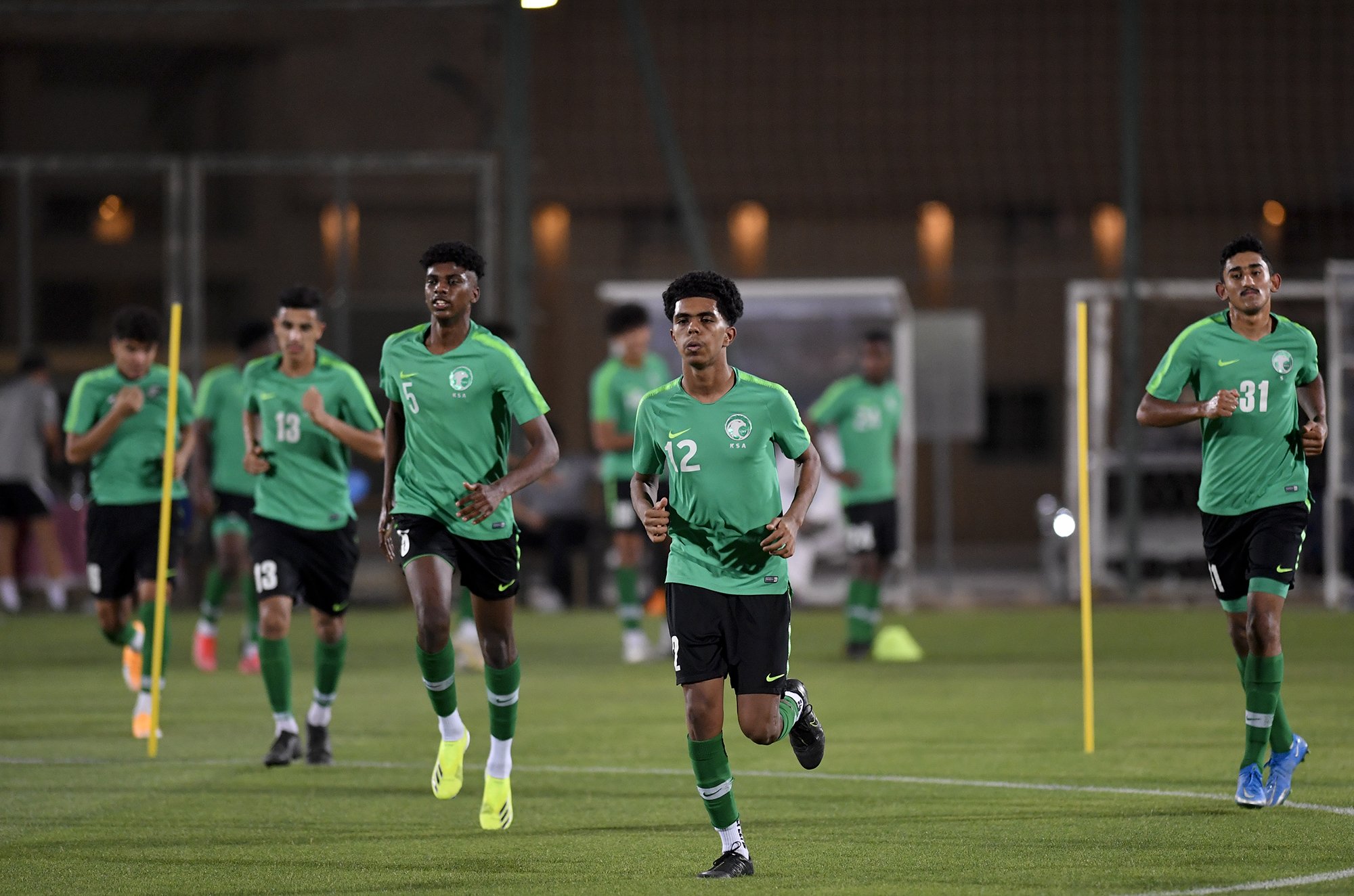 أخضر تحت ٢٠ عاماً يفتتح تدريباته بالرياض