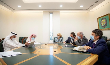 بحث الشراكة الإستراتيجية بين مجلس التعاون والولايات المتحدة الأمريكية