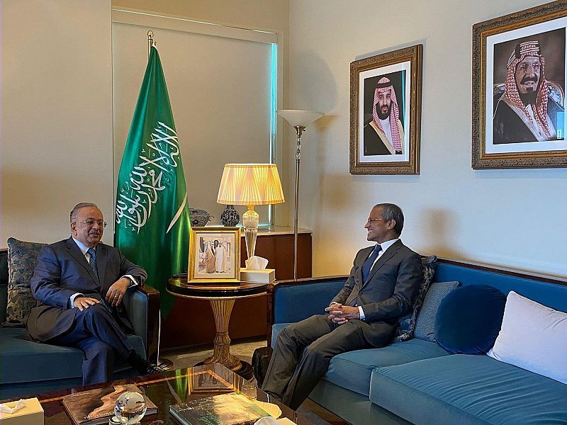 مندوب المملكة الدائم لدى الأمم المتحدة يلتقي بنظيره السنغافوري