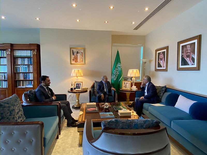 السفير المعلمي يلتقي بالمندوب الدائم لإيطاليا لدى الأمم المتحدة